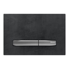 Geberit Sigma50 Black Slate and Chrome Flush Plate