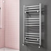 Gobi Chrome Heated Towel Rail - 1000 x 450mm