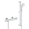 Grohe Grohtherm 800 Thermostatic Mixer Bar Shower with Slide Rail & Round Handset