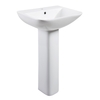 Lavender Pedestal Sink - 1 Tap Hole