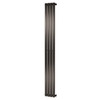 Merlo Anthracite Single Panel Vertical Radiator - 1800 x 310mm