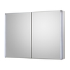 Mirror Cabinet Double Door with LED Lighting - Aries 800mm