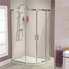 Offset Quadrant Shower Enclosure 1200 x 800mm - 8mm Glass - Aquafloe Iris Range