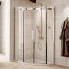 Offset Sliding Door Quadrant Enclosure 900mm - 8mm Glass - Aquafloe Iris Range