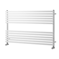 Oxfordshire White Single Panel Horizontal Radiator - 600 x 1000mm