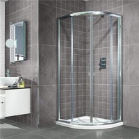 Quadrant Shower Enclosure with Shower Tray 900mm - 6mm Glass