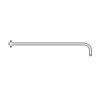 Round Wall Arm 450mm