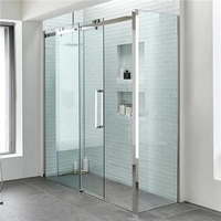 Shower Enclosure Right Hand 1400mm with Side Panel 800mm - 10mm Glass - Trinity Premium Range