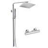 Sima Square Shower Set with Thermostatic Valve