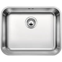 Single Bowl Undermount Chrome Stainless Steel Kitchen Sink - Blanco Supra 500-U