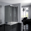 Sliding Door Right Hand Shower Enclosure 800 x 1400mm - 8mm Smoked Glass- - Neptune Range