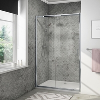 Sliding Shower Door 1200mm - 4mm Glass - Vega Range