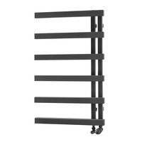 Soho Anthracite Heated Towel Rail - 795 x 500mm