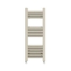 Towelrads Eton Brushed Aluminium Heated Towel Rail Radiator - 800 x 300mm