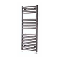 Towelrads Pisa Anthracite Heated Towel Rail Radiator - 1200 x 400mm