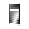 Towelrads Pisa Black Heated Towel Rail Radiator - 800 x 600mm