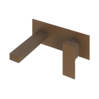 Wall Mounted Bronze Basin Mixer Tap - Lex