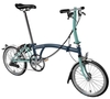 Brompton Brompton Folding Bike-Tempest Blue-Turkish Green