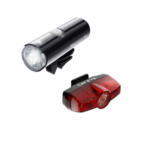 CATEYE Volt 200 xc front light & rapid mini rear usb rechargeable light set