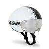 Kask Bambino,  TT Helmet,  Mirror Visor-White-55cm - 59cm