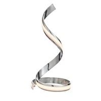 Ivy 14W LED Table Lamp in warm white with 700LM output,  chrome plate and white diffuser - 86973.