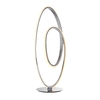 Ivy 16W LED Table Lamp in warm white with 900LM output,  chrome plate and white diffuser - 86974.