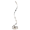 Ivy 22W LED Floor Lamp in warm white with 1250LM output,  chrome plate and white diffuser - 86972.