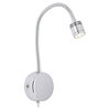 Plasma 1W led adjustable wall
light for reading and
highlighting - chrome 95lm
4000k cool white - 32812.