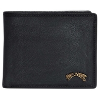 Arch ID Leather Wallet - Black