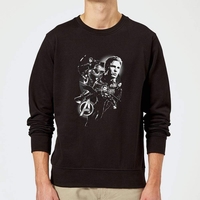 Avengers Endgame Mono Heroes Sweatshirt - Black