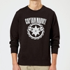 Captain Marvel Logo Sweatshirt - Black