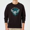 Captain Marvel Starforce Warrior Sweatshirt - Black