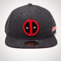 Marvel Deadpool Metal Badge Snapback Cap