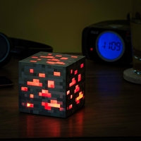Minecraft Light-Up Redstone Ore Desk Light