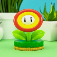 Super Mario Fire Flower Icon Desk Light
