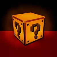 Super Mario Question Block Desk Light