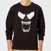 Venom Bare Teeth Sweatshirt - Black