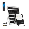 100W Cool White Solar LED Floodlight 15000lm IP65 with Remote Control - Black