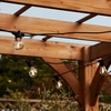 10M Weatherproof Warm White LED Festoon Lighting Kit - 10 Lights