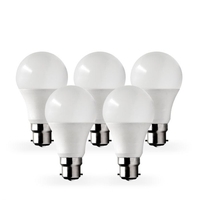 10W Warm White LED GLS Bulb - Bayonet Cap - Pack of 5