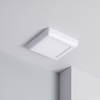 12W Square Cool White LED Flush Ceiling Light 178x178 mm - Design