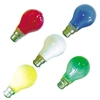 25W Colour GLS Bulbs - Bayonet Cap - Pack of 10
