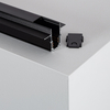 2m Recessed 48V Magnetic Track 20mm - Black