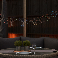 3.8M Suri Solar Colour Changing LED Starburst String Lights - 10 Lights