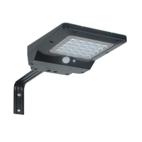 4W Solar LED Floodlight with PIR Sensor - Black