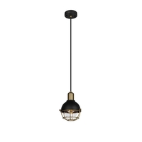 Alora Pendant Porch Lantern - Antique Brass