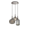 Amanda 3 Light Cluster Ceiling Pendant - Polished Nickel