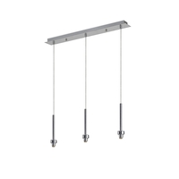 Amelia Ceiling Pendant Lamp Holder - Polished Chrome