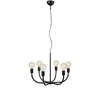 Amistoso 6 Arm Ceiling Pendant Light - Black