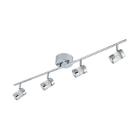 Aqua 4 Light LED Spotlight Bar - Polished Chrome